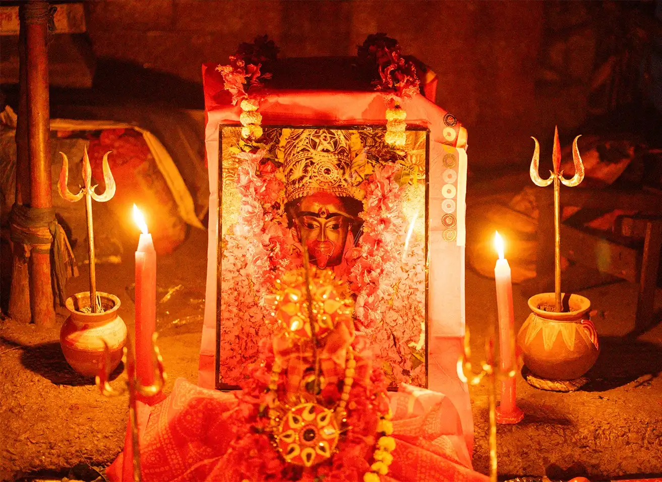 Sacred Tantra practice for spiritual awakening and consciousness expansion at Nabatara Foundation
