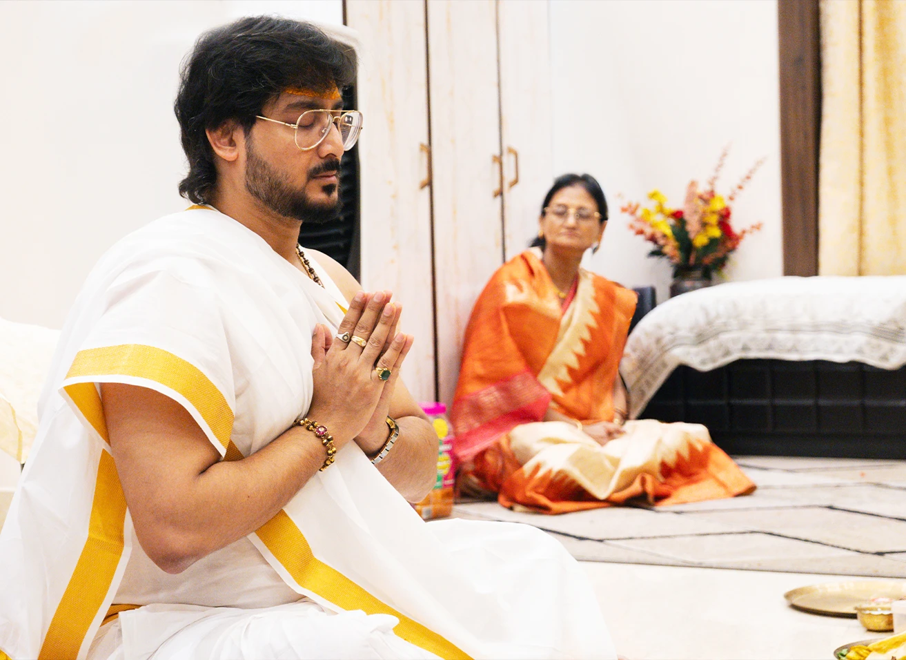 Participants learning Vastu energy correction and site activation techniques at Nabatara Institute under expert guidance